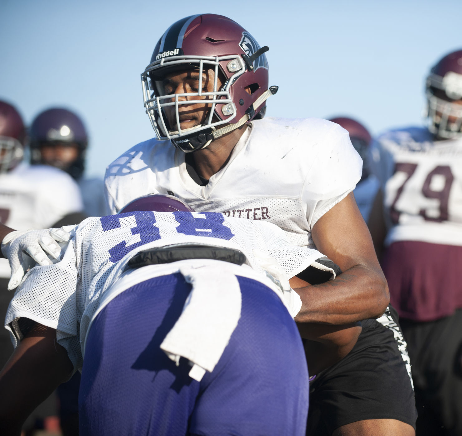 Cardinal Ritter and Parkway North football practice
